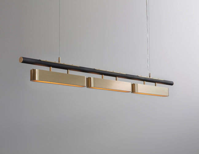 Bert Frank Colt Triple Pendant Light