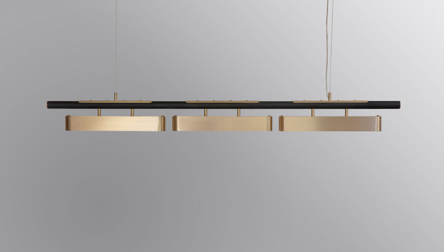 Bert Frank Colt Triple Pendant Light