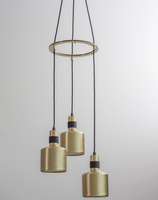 Bert Frank Riddle Cluster 3 Pendant Light