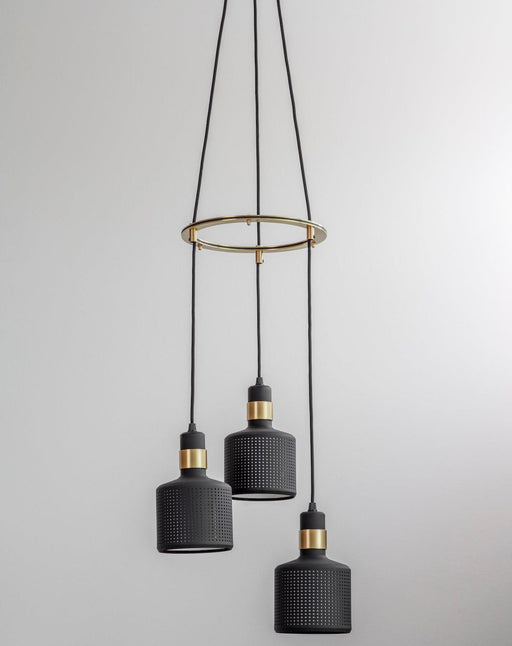 Bert Frank Riddle Cluster 3 Pendant Light