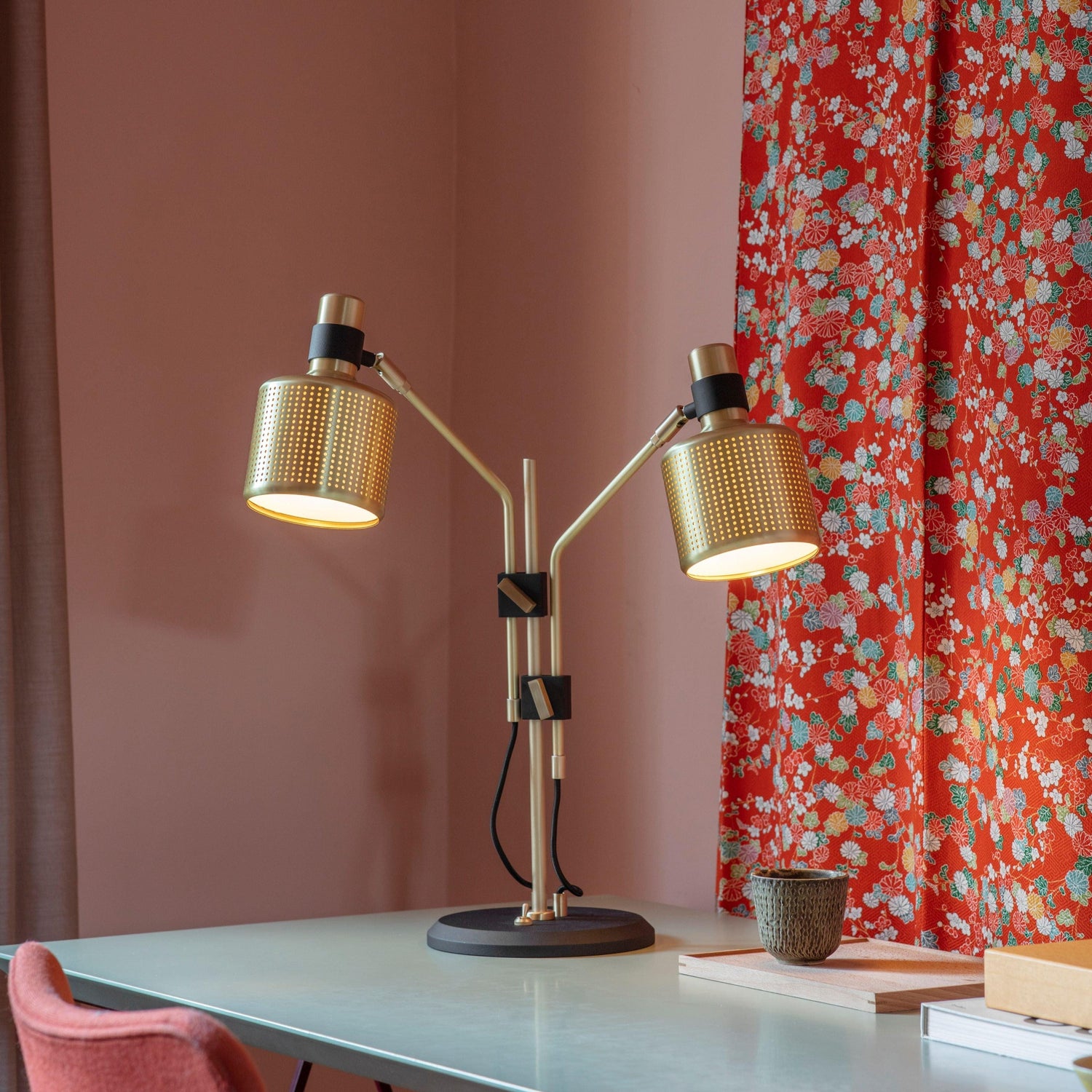 Bert Frank Riddle Double Table Lamp | Inspyer Lighting