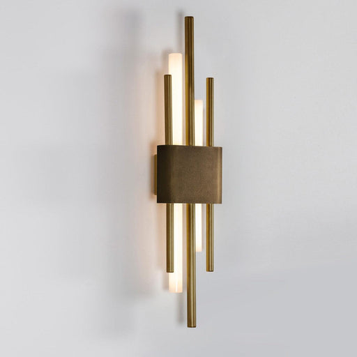 Bert Frank Tanto Double Cast Brass Wall Light