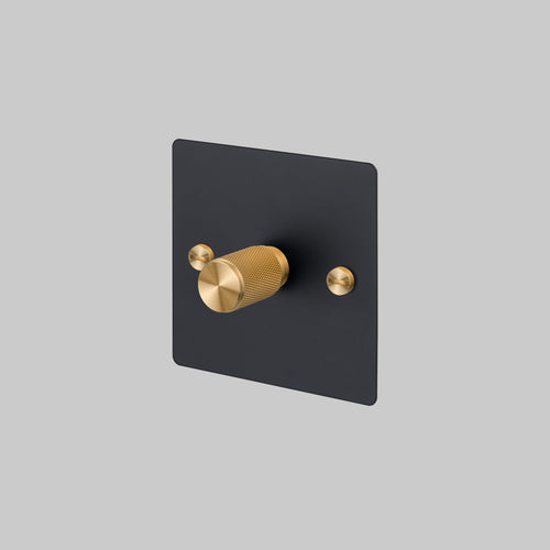 Buster + Punch 1G Dimmer Switch Black