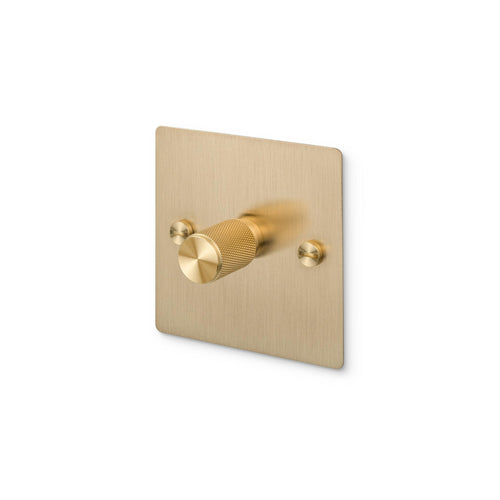 Buster + Punch 1G Dimmer Switch Brass