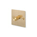 Buster + Punch 1G Dimmer Switch Brass