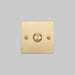 Buster + Punch 1G Dimmer Switch Brass