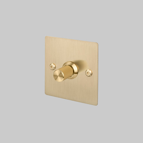 Buster + Punch 1G Dimmer Switch Brass