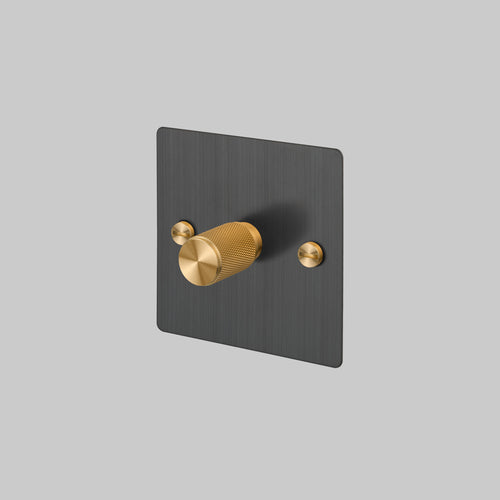 Buster + Punch 1G Dimmer Switch Smoked Bronze