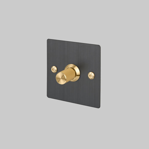 Buster + Punch 1G Dimmer Switch Smoked Bronze