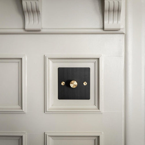 Buster + Punch 1G Dimmer Switch Smoked Bronze