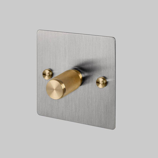 Buster + Punch 1G Dimmer Switch Steel