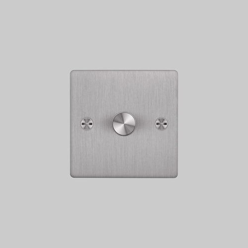 Buster + Punch 1G Dimmer Switch Steel