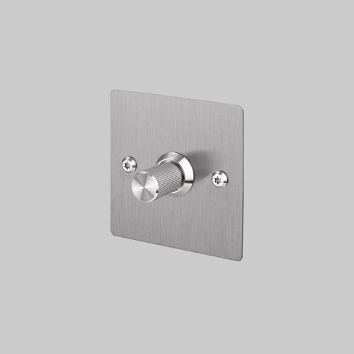 Buster + Punch 1G Dimmer Switch Steel