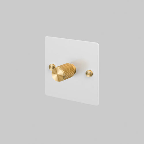 Buster + Punch 1G Dimmer Switch White