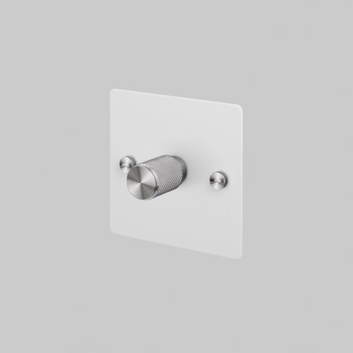 Buster + Punch 1G Dimmer Switch White