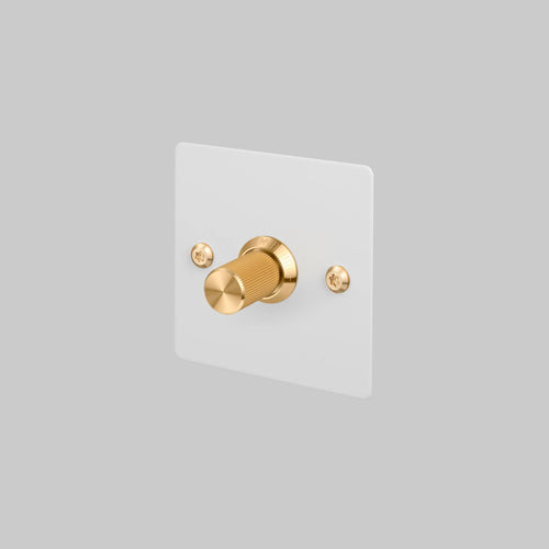 Buster + Punch 1G Dimmer Switch White