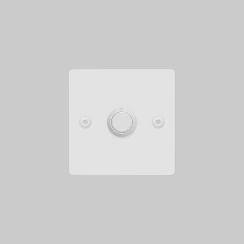 Buster + Punch 1G Dimmer Switch White