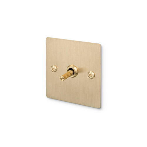 Buster + Punch 1G Intermediate Toggle Light Switch Brass