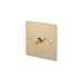 Buster + Punch 1G Intermediate Toggle Light Switch Brass