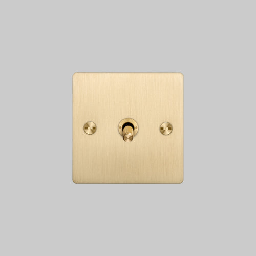 Buster + Punch 1G Intermediate Toggle Light Switch Brass