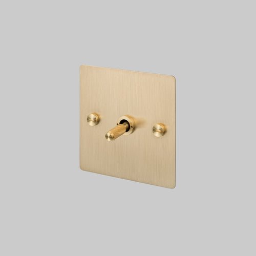 Buster + Punch 1G Intermediate Toggle Light Switch Brass