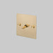 Buster + Punch 1G Intermediate Toggle Light Switch Brass