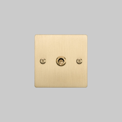Buster + Punch 1G Intermediate Toggle Light Switch Brass