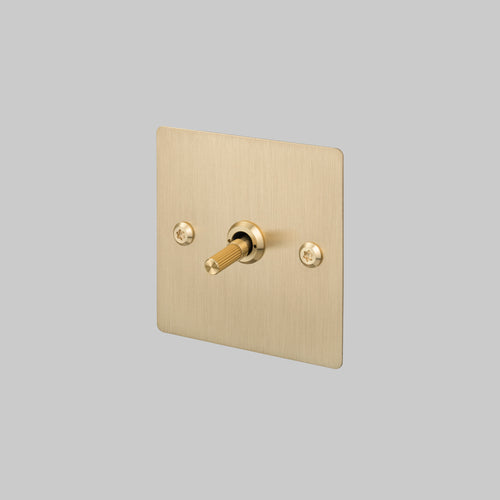 Buster + Punch 1G Intermediate Toggle Light Switch Brass