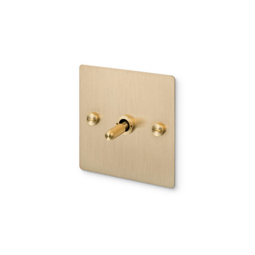 Buster + Punch 1G Intermediate Toggle Light Switch Brass