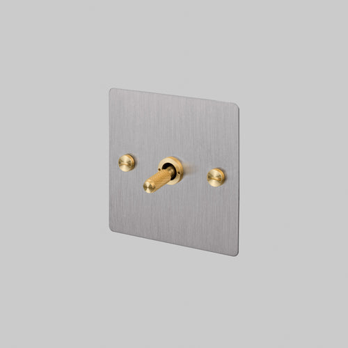 Buster + Punch 1G Toggle Light Switch Steel