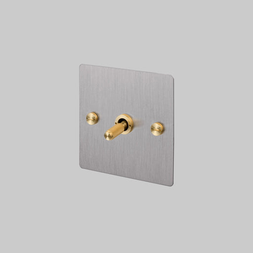 Buster + Punch 1G Toggle Light Switch Steel