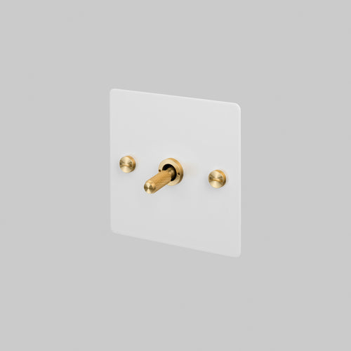 Buster + Punch 1G Toggle Light Switch White