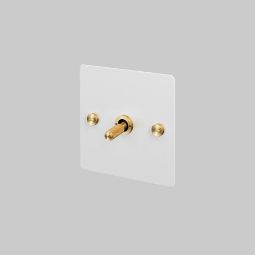 Buster + Punch 1G Toggle Light Switch White