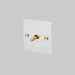 Buster + Punch 1G Toggle Light Switch White