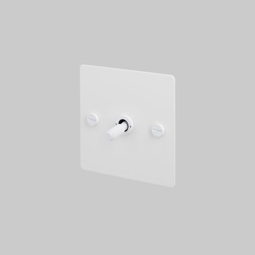 Buster + Punch 1G Toggle Light Switch White