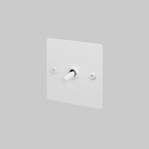 Buster + Punch 1G Toggle Light Switch White