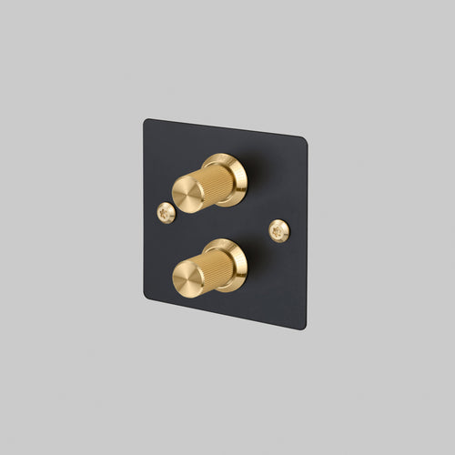 Buster + Punch 2G Dimmer Switch Black