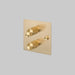 Buster + Punch 2G Dimmer Switch Brass