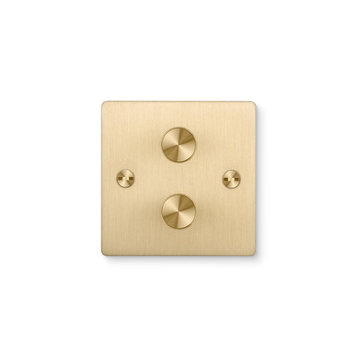 Buster + Punch 2G Dimmer Switch Brass
