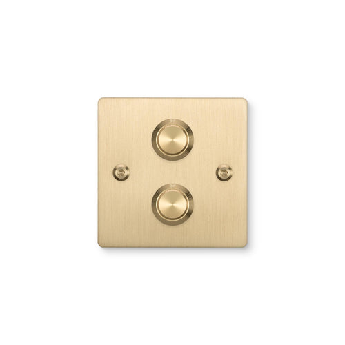 Buster + Punch 2G Dimmer Switch Brass