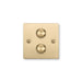 Buster + Punch 2G Dimmer Switch Brass
