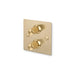 Buster + Punch 2G Dimmer Switch Brass