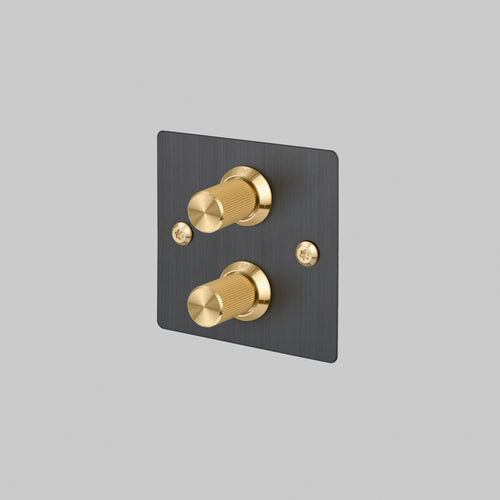 Buster + Punch 2G Dimmer Switch Smoked Bronze
