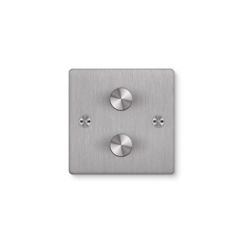 Buster + Punch 2G Dimmer Switch Steel