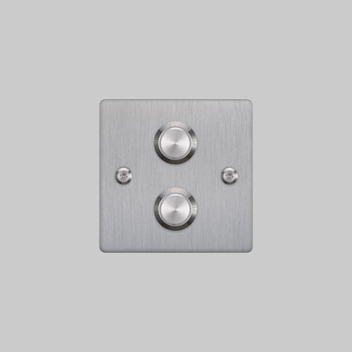 Buster + Punch 2G Dimmer Switch Steel