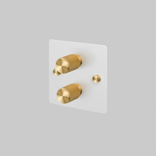 Buster + Punch 2G Dimmer Switch White