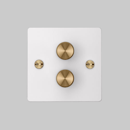 Buster + Punch 2G Dimmer Switch White