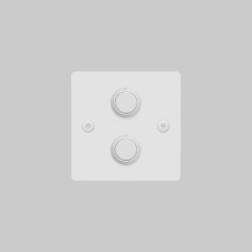 Buster + Punch 2G Dimmer Switch White