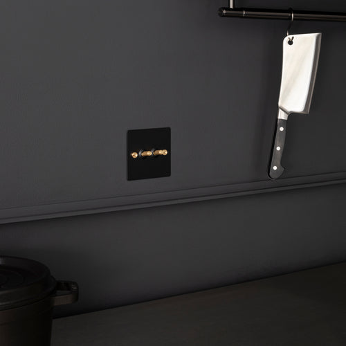 Buster + Punch 2G Toggle Light Switch Black