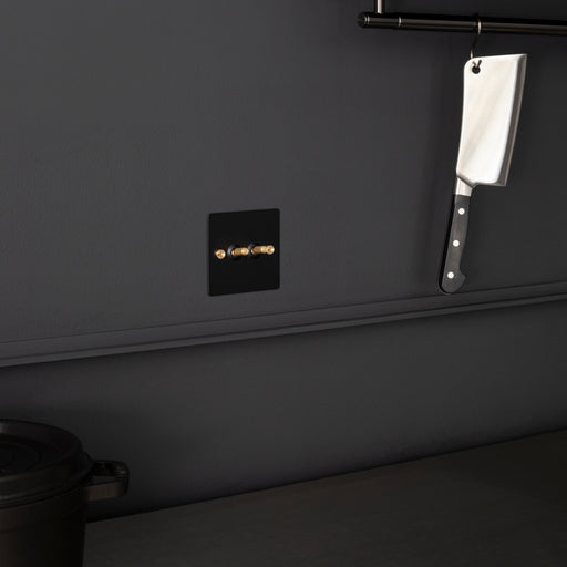 Buster + Punch 2G Toggle Light Switch Black